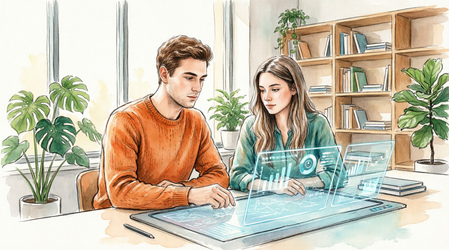 studenti con dispositi tecnologici