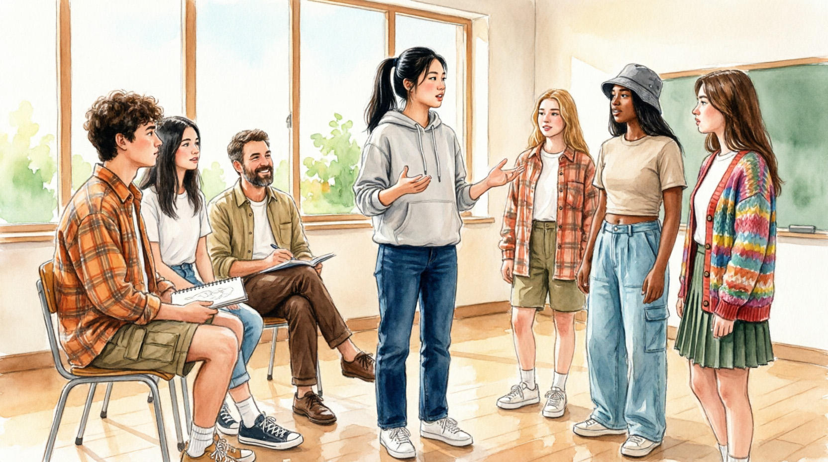 studenti debate scolastico